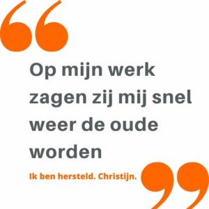 quote van iemand met burn-out