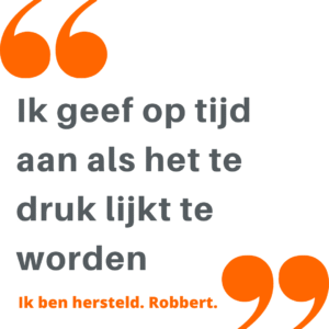 reactie klant burn-outherstel