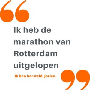 quote klant die is hersteld van burn-out
