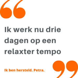 reactie klant burn-out traject