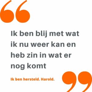 reactie klant die is hersteld van burn-out