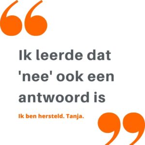 burn-outverhaal van Tanja